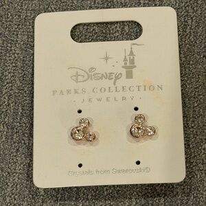 Disney Silver Mickey Earrings